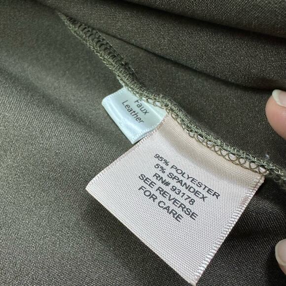 Philosophy Faux Suede Microfiber Cascade Lapel Waterfall Open Front Jacket 1X - Picture 13 of 16